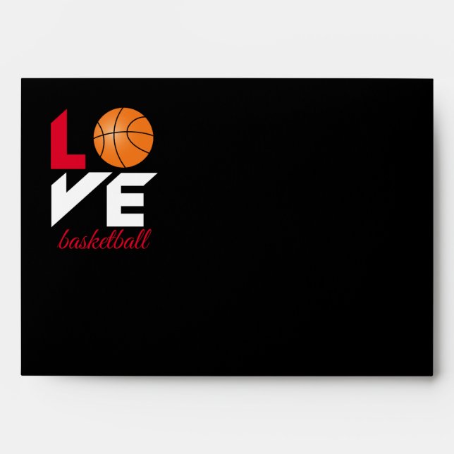 Love basketball envelope (Front)