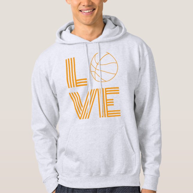 Love Basketball Gift Hoodie (Front)