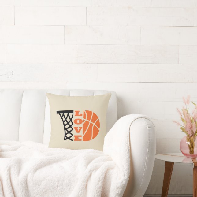 Love Basketball gift ideas for coach Cushion (Couch)