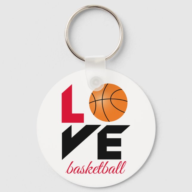 Love basketball key ring (Front)