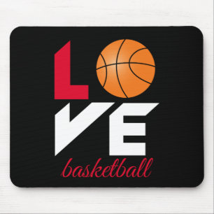 Love basketball mouse mat