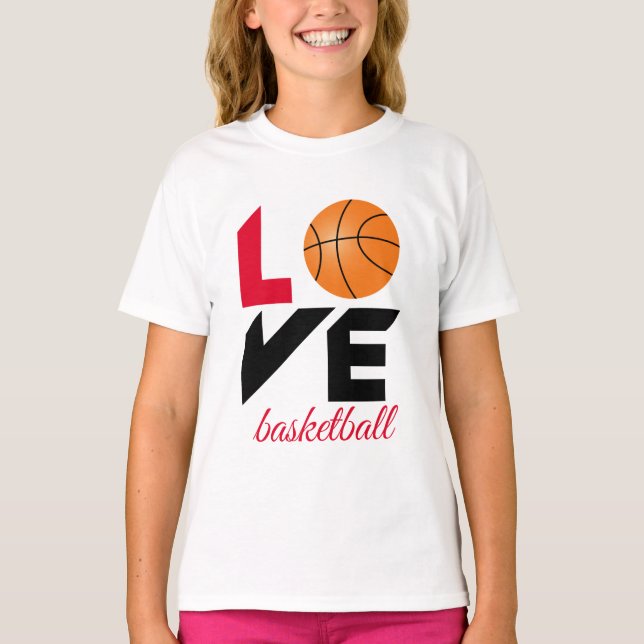 Love basketball T-Shirt (Front)