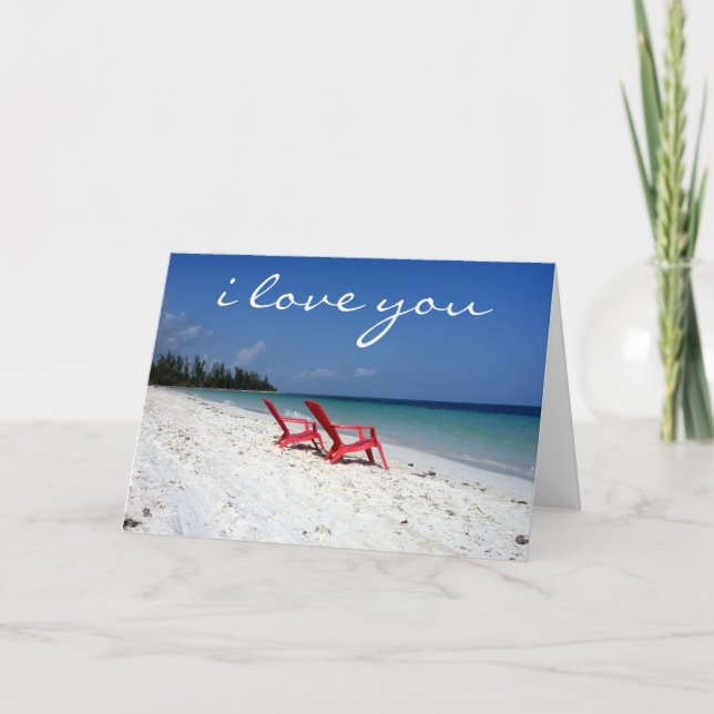 love beach seats card (Front)