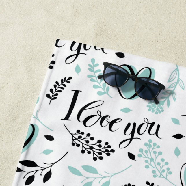 Love Beach Towel (In Situ)