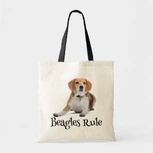 Love Beagle Puppy Dog Canine Canvas Totebag Tote Bag