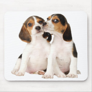 Love Beagle Puppy Dog Mouse Pad