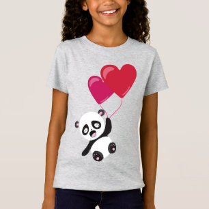 Love Bear Double sided Girls' T-Shirt