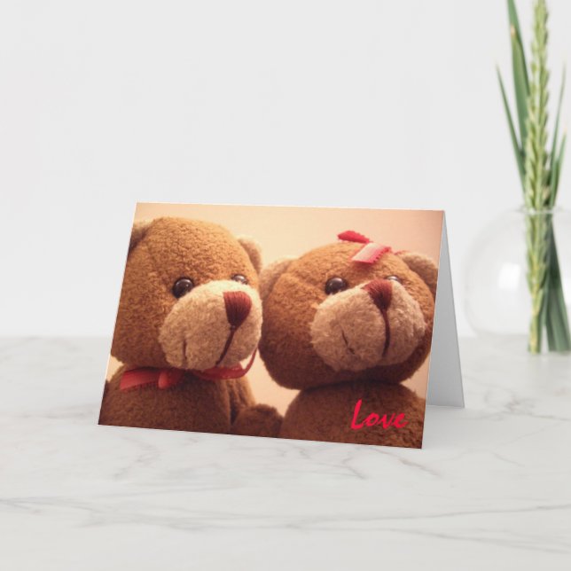 Love Bear Holiday Card (Front)