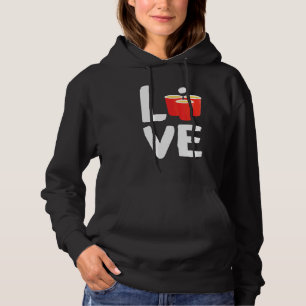 Love Beer Pong Players Unique Drinking Outfit Idea Hoodie