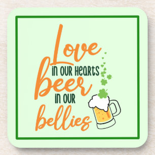 Love & Beer St. Patrick’s Day Fun-61146 Hoodie Coaster