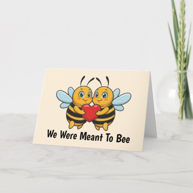 Love Bees Valentine's Day Card (Front)