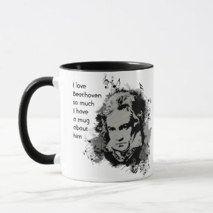 Love Beethoven so much I So Much Fun Quote Mug