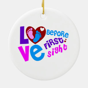 Love Before First Sight Ceramic Tree Decoration