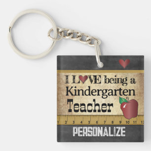 Love Being a Kindergarten Teacher Key Ring