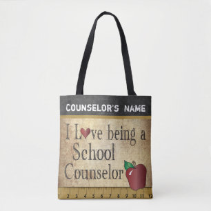 Love Being a School Counsellor   DIY Name Tote Bag