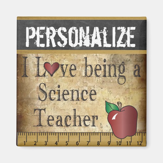 Love being a Science Teacher Magnet (Front)