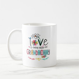 Love being called grandmommy shirt coffee mug
