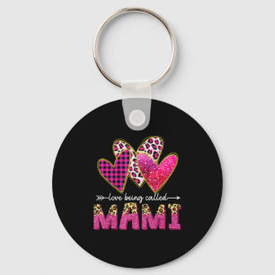 Love being called mami grandma valentine mothers key ring