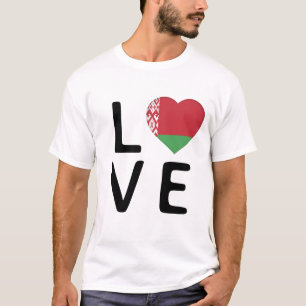 Love - Belarus Flag T-Shirt