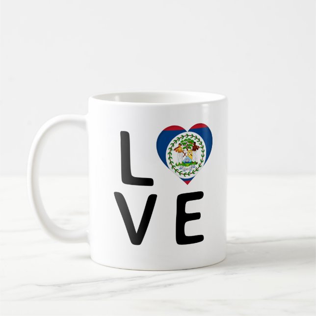 Love - Belise Flag Coffee Mug (Left)
