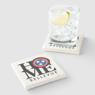 LOVE Bellevue Tennessee Stone Coaster