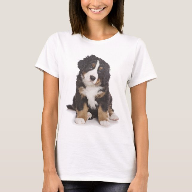 Love Bernese Mountain Dog Puppy Tee shirt (Front)