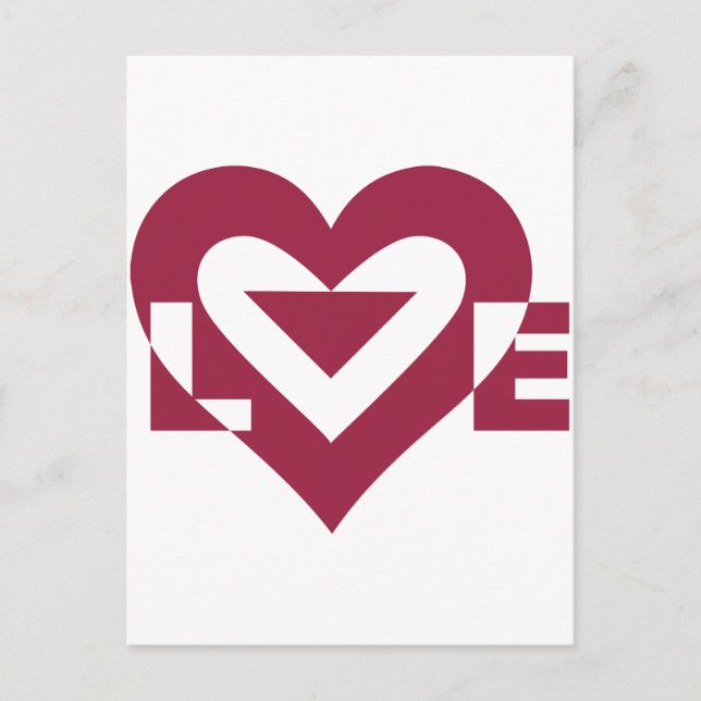 Love Berry Purple Postcard (Front)