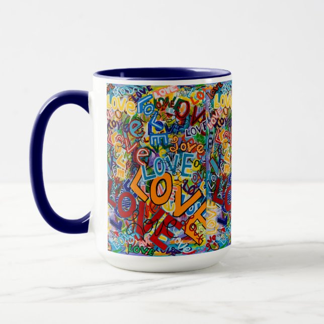 "Love" Beverage Mug (Left)