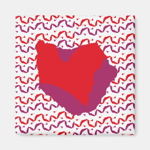 Love.Big heart/Corazon Grande love by Masanser pix Magnet