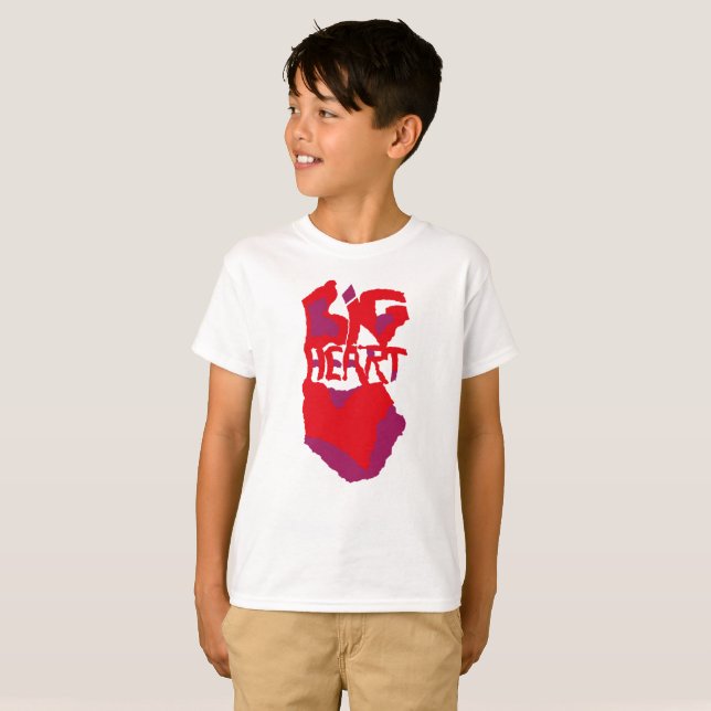 Love.Big heart/Corazon Grande love by Masanser pix T-Shirt (Front Full)