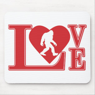 Love Bigfoot Mouse Mat