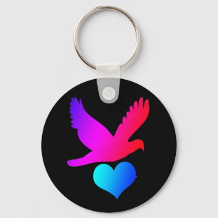 Love bird 2 key ring