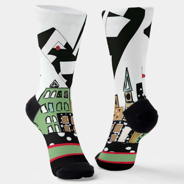 LOVE BIRD IN THE CITY  SOCKS (Angled)