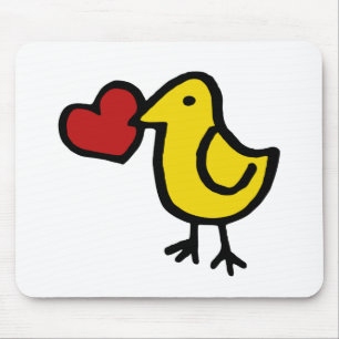 Love Bird Mouse Mat