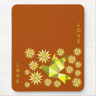 LOVE BIRD MOUSE MAT