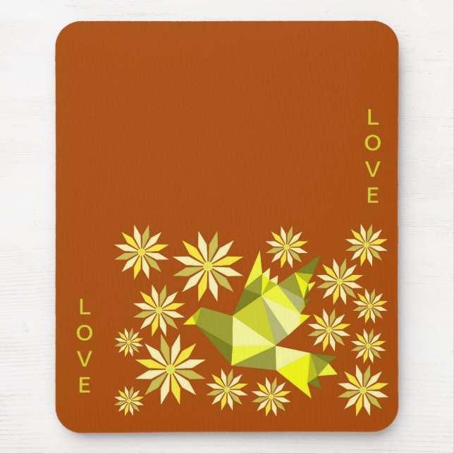 LOVE BIRD MOUSE MAT (Front)