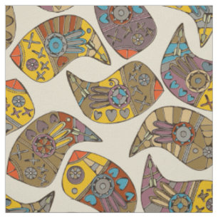 love bird paisley fabric