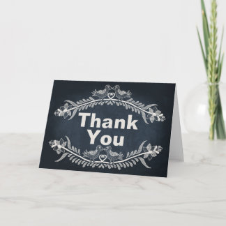 Love Bird Vines, thank you Card