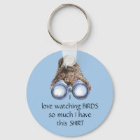 Love Bird Watching Hawk Binoculars Fun Quote 