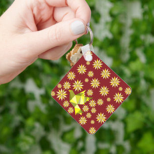 LOVE BIRD WITH FLOWER GIFT SPECIAL DAY, BIRTHDAY KEY RING