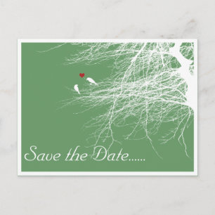 Love Birds 2, save the date postcard