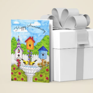 Love Birds Anniversary Card