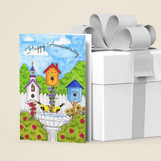 Love Birds Anniversary Card