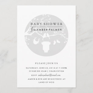 Love Birds Baby Shower Invitation