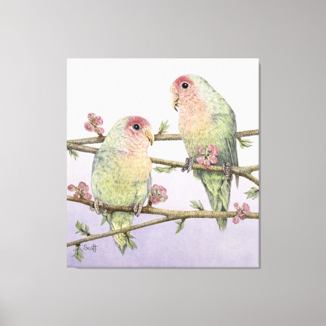 Love Birds Canvas Print (Front)