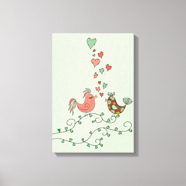 Love Birds Canvas Print (Front)