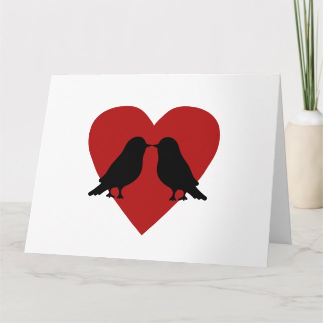 Love birds card (Front)