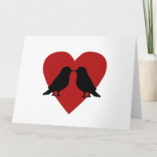 Love birds card
