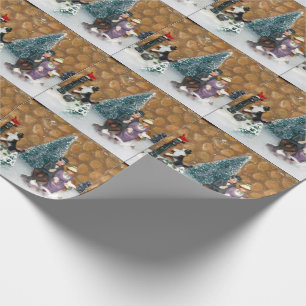 Love Birds Christmas Wrapping Paper (1213)