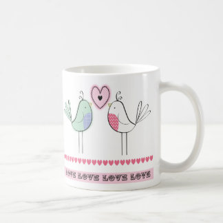 love birds coffee mug